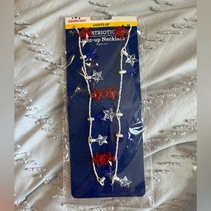 4th of july light up necklace